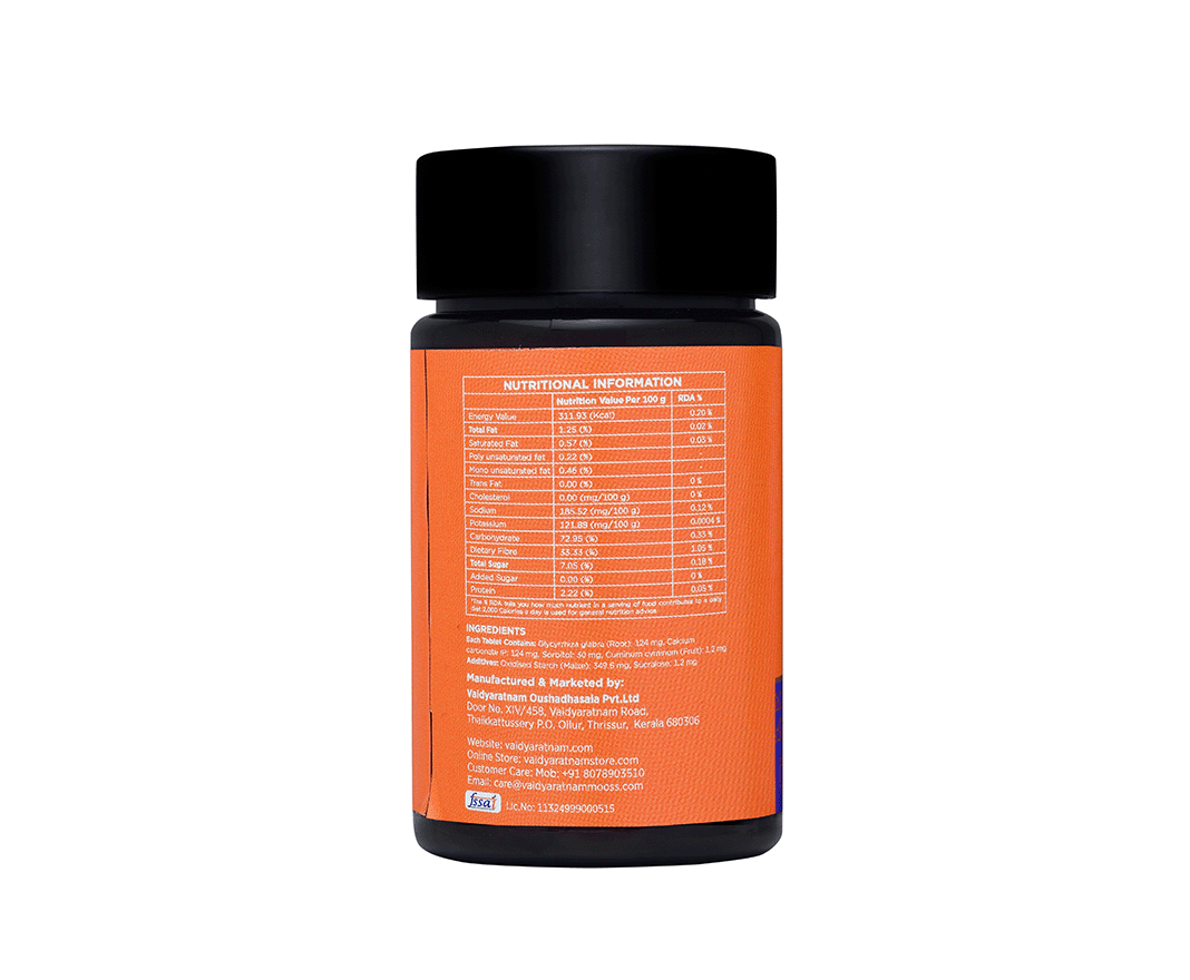 Ayurvedic Heartburn Medicine – Vaidyaratnam Gasnope Tablet
