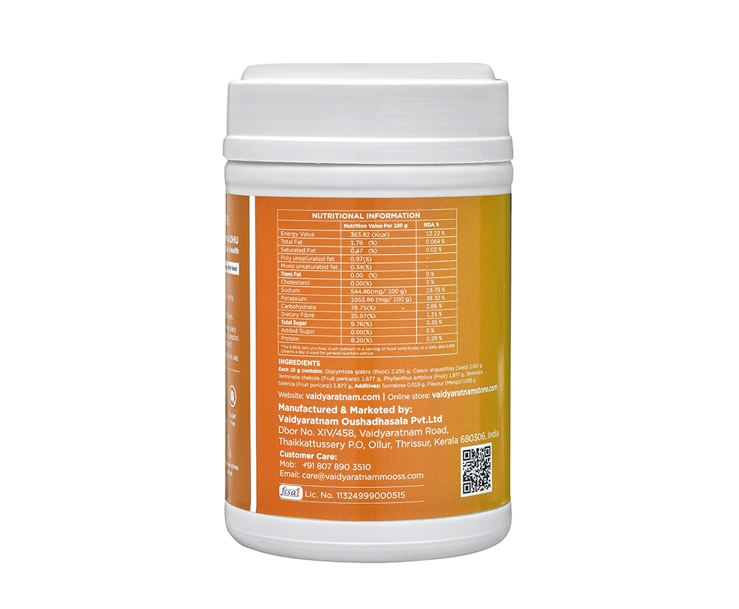 Vaidyaratnam Clearvos Plant-Based Medicine for Constipation