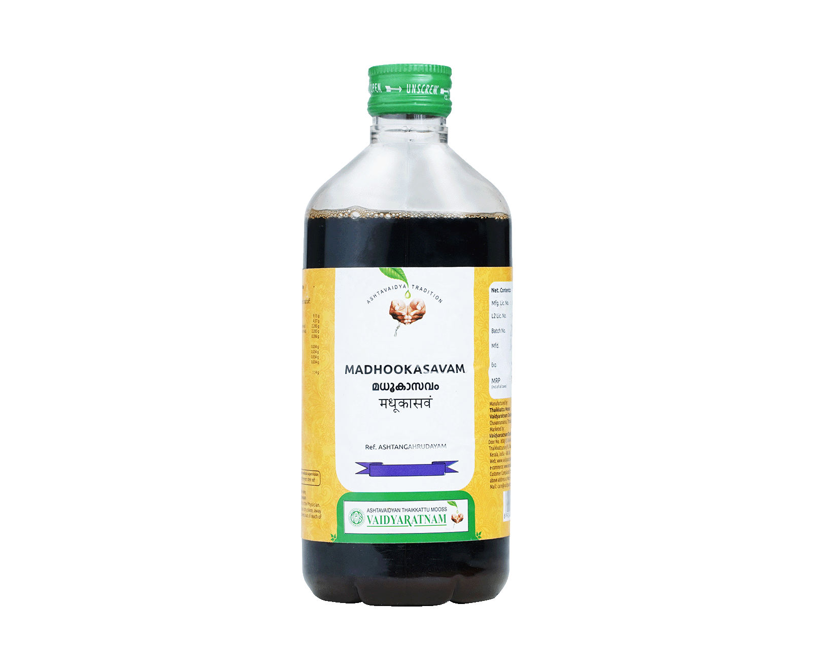 Vaidyaratnam Madhookasavam – Hemoptysis Ayurvedic treatment
