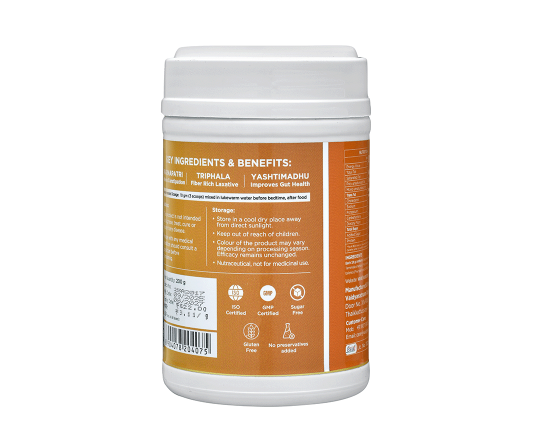 Vaidyaratnam Clearvos Traditional Ayurvedic Constipation Relief