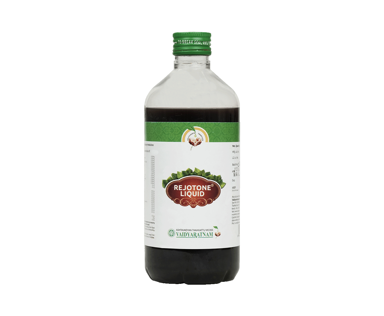 Vaidyaratnam Rejotone – Ayurvedic tonic for menstrual health