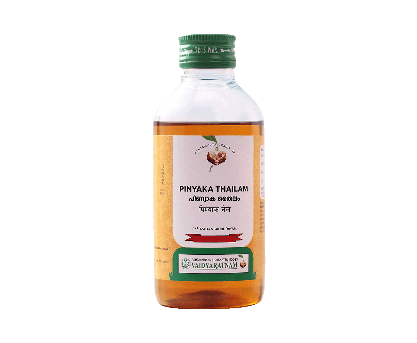 Vaidyaratnam Pinnyaka Thailam – Ayurvedic oil for joint pain and inflammation relief