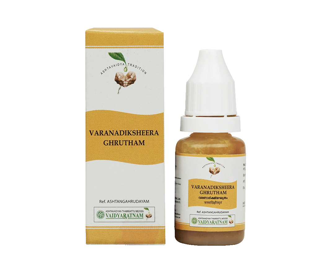 Vaidyaratnam Varanadiksheera Ghrutham – Ayurvedic headache remedy