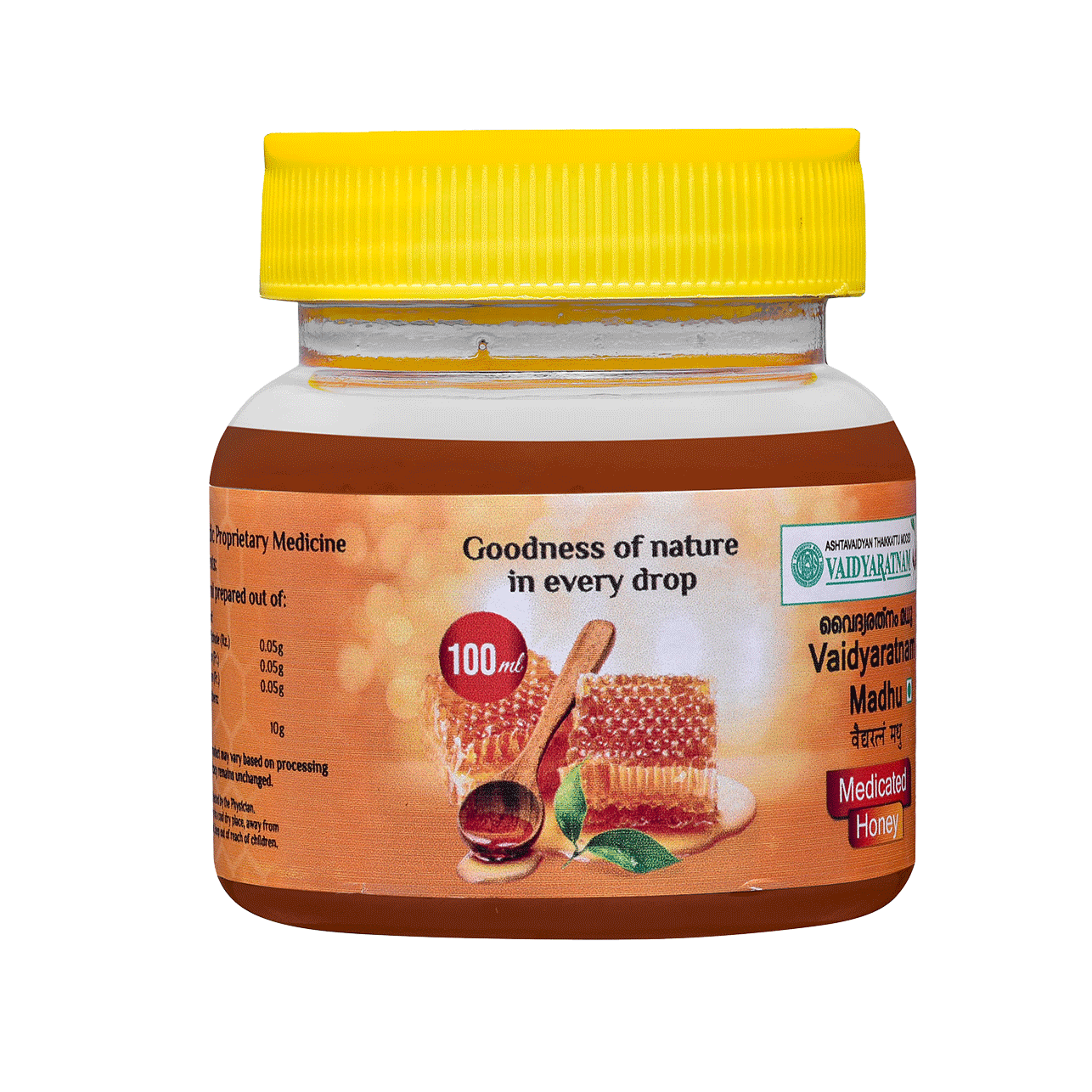 100ml Vaidyaratnam Madhu – traditional Ayurvedic honey blend for wellness