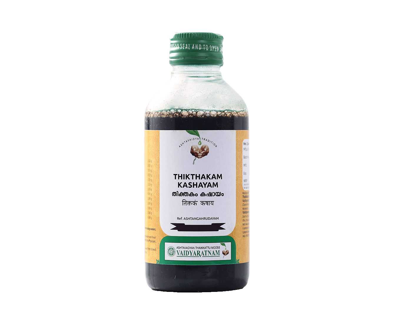 Thikthakam Kashayam - Ayurvedic solution for skin health