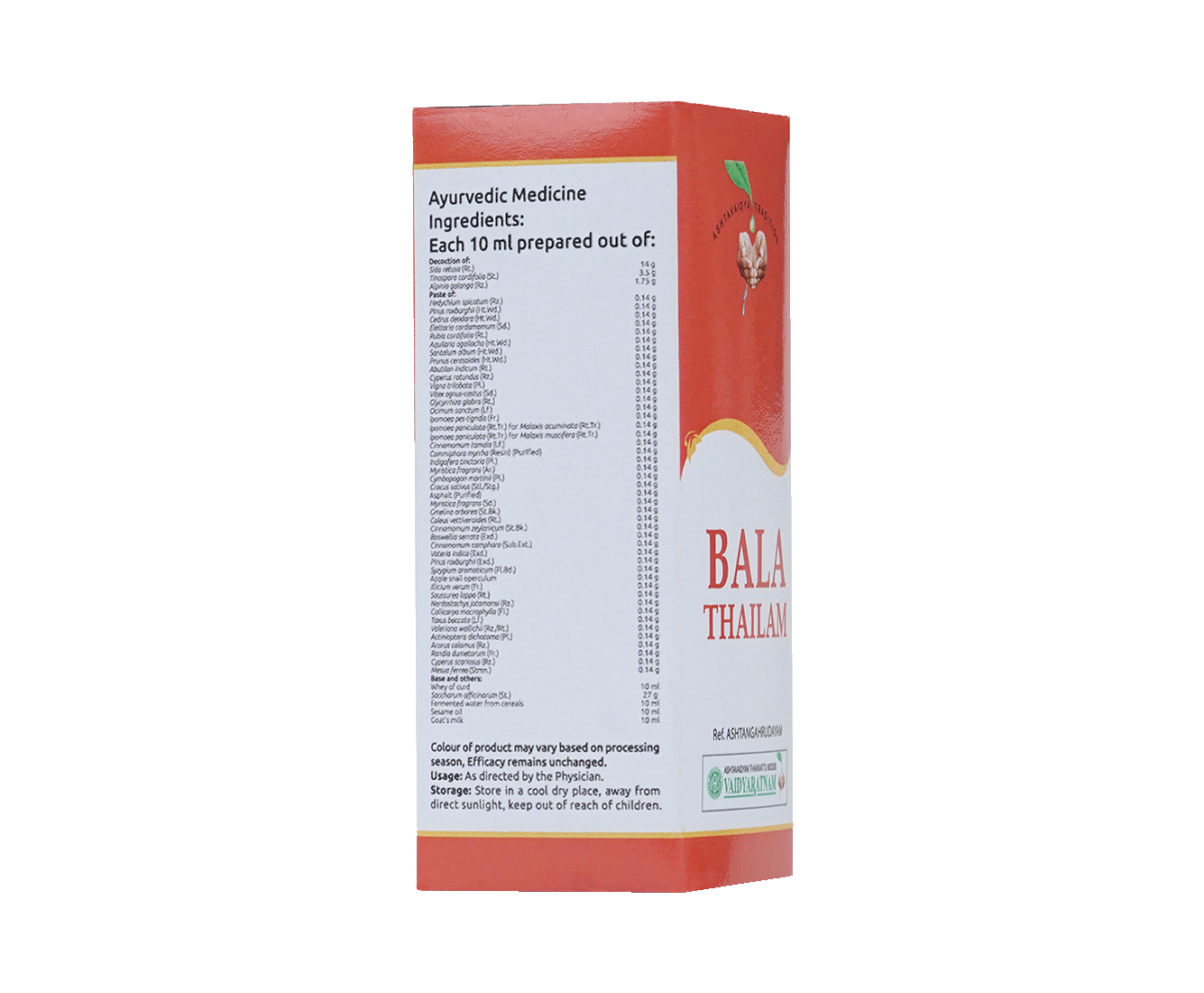 Herbal oil for neuralgia and muscle pain – Balathailam 10 ml