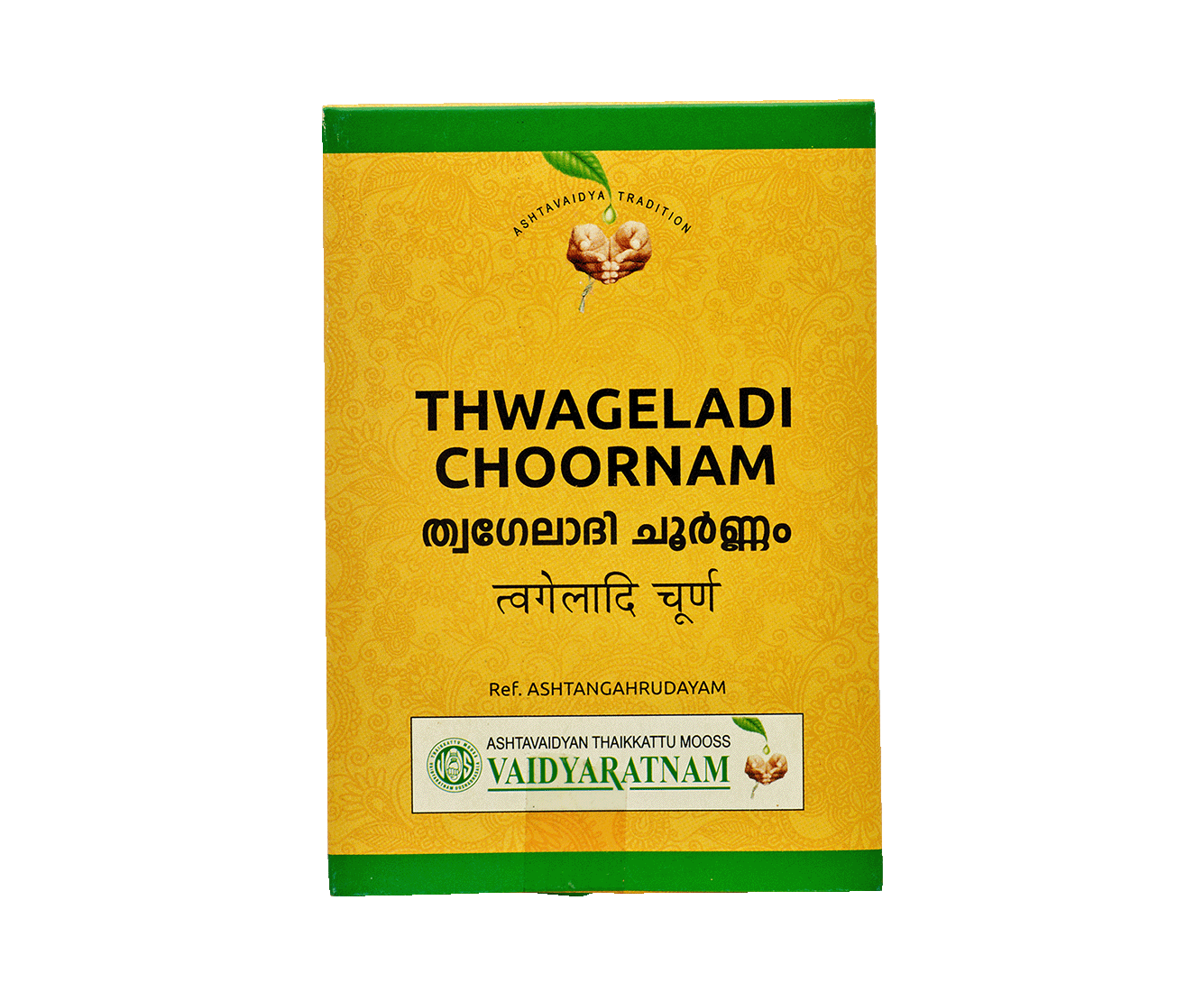 Vaidyaratnam Thwageladi Choornam 50g Ayurvedic powder in traditional herbal packaging