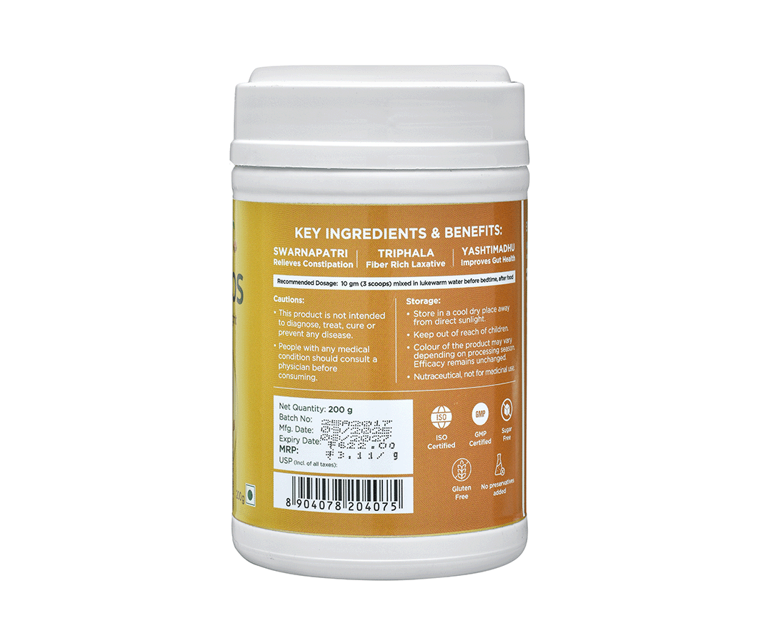 Vaidyaratnam Clearvos Herbal Digestive & Constipation Relief Formula
