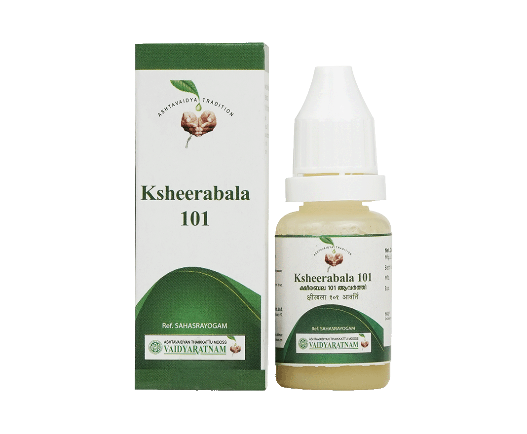 Vaidyaratnam Ksheerabala 101 Aavarthi 10 ml.