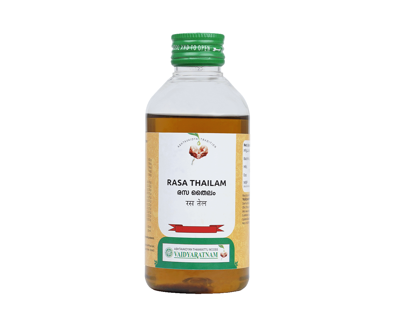 An Ayurvedic oil effective for headache, neck pain, and cervical spondylosis