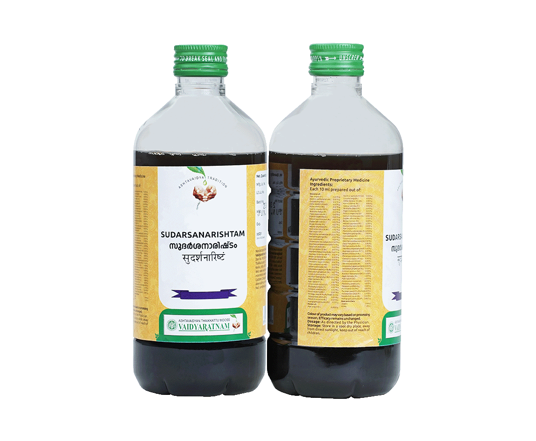 Herbal tonic for spleen and liver health – Sudarshanarishtam 450 ml