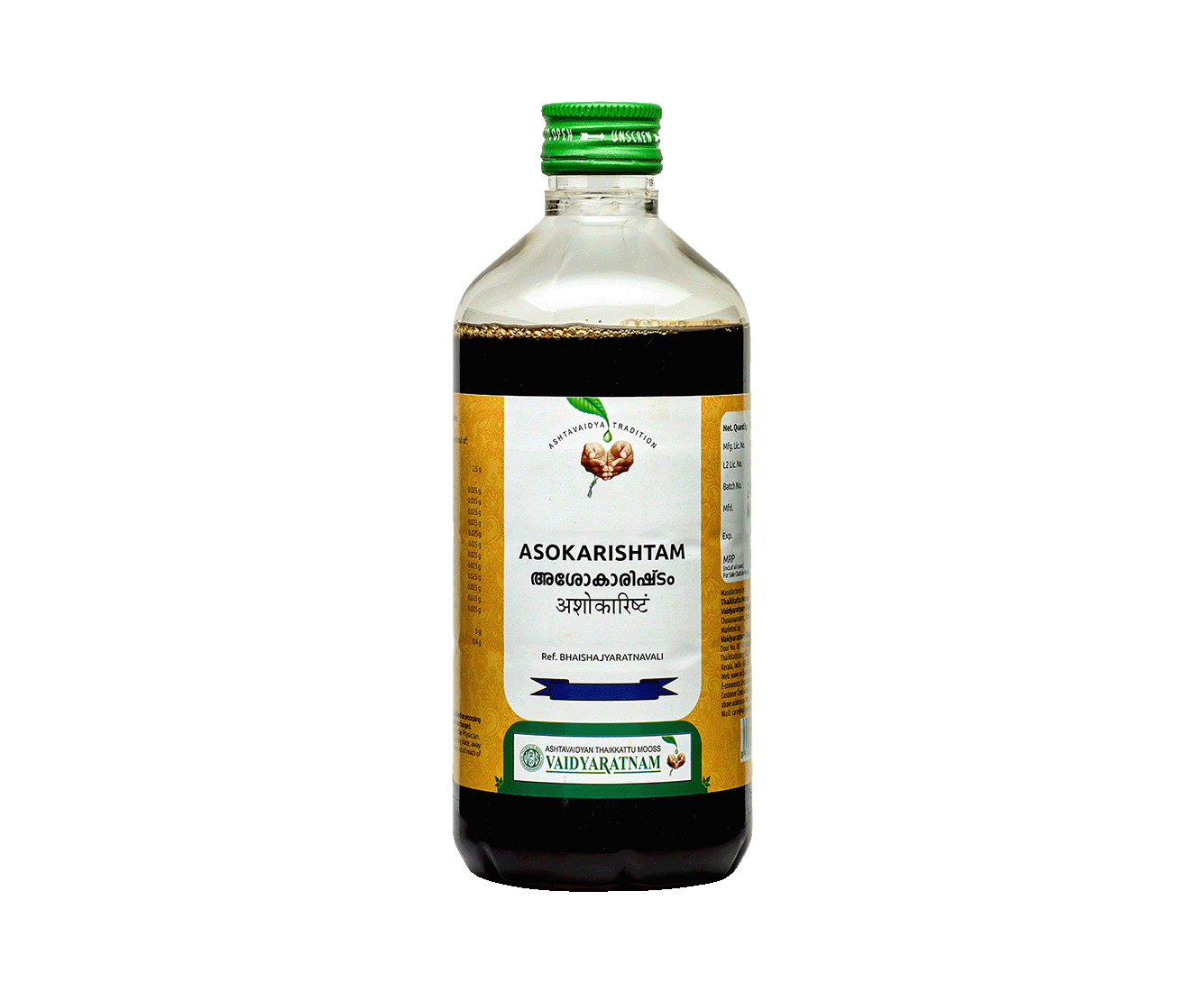 Vaidyaratnam Asokarishtam – Ayurvedic medicine for leucorrhoea