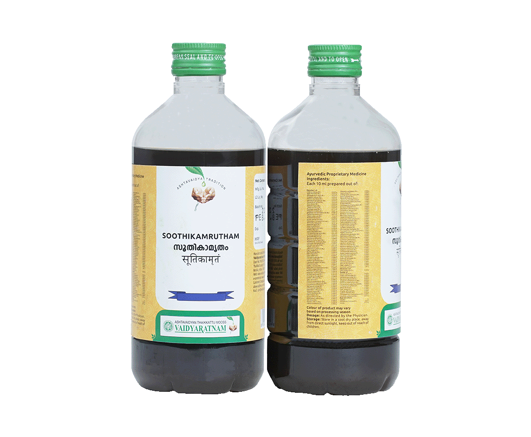 Soothikamritham 450ml – post-natal care herbal tonic
