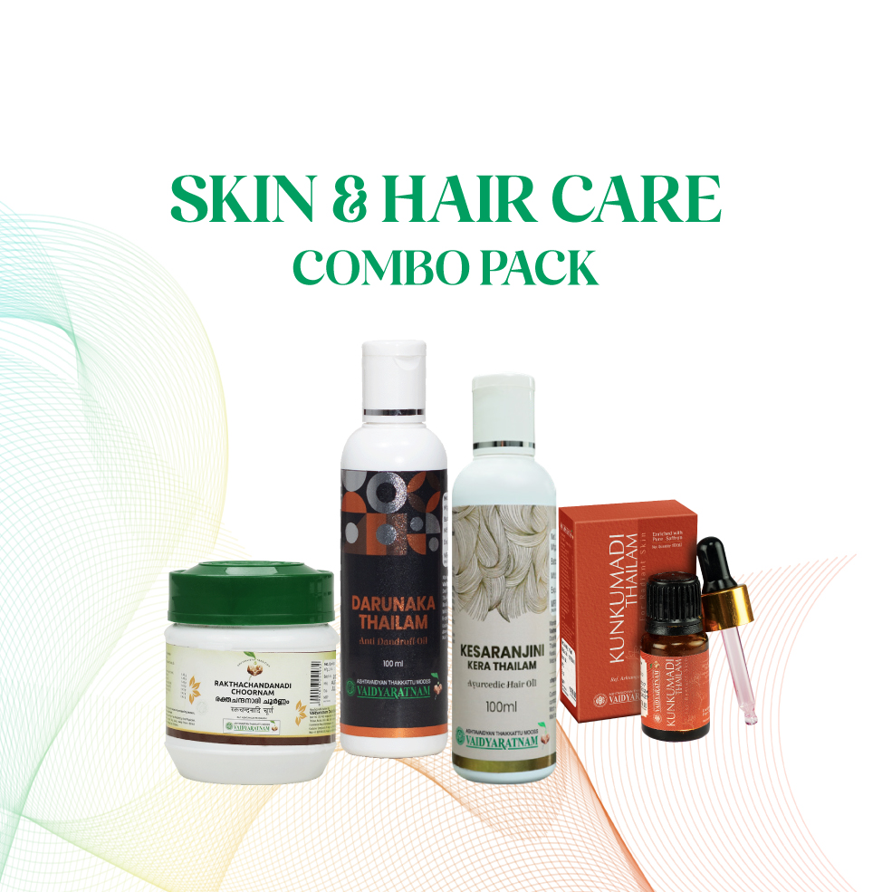 Skin and hair combo pack