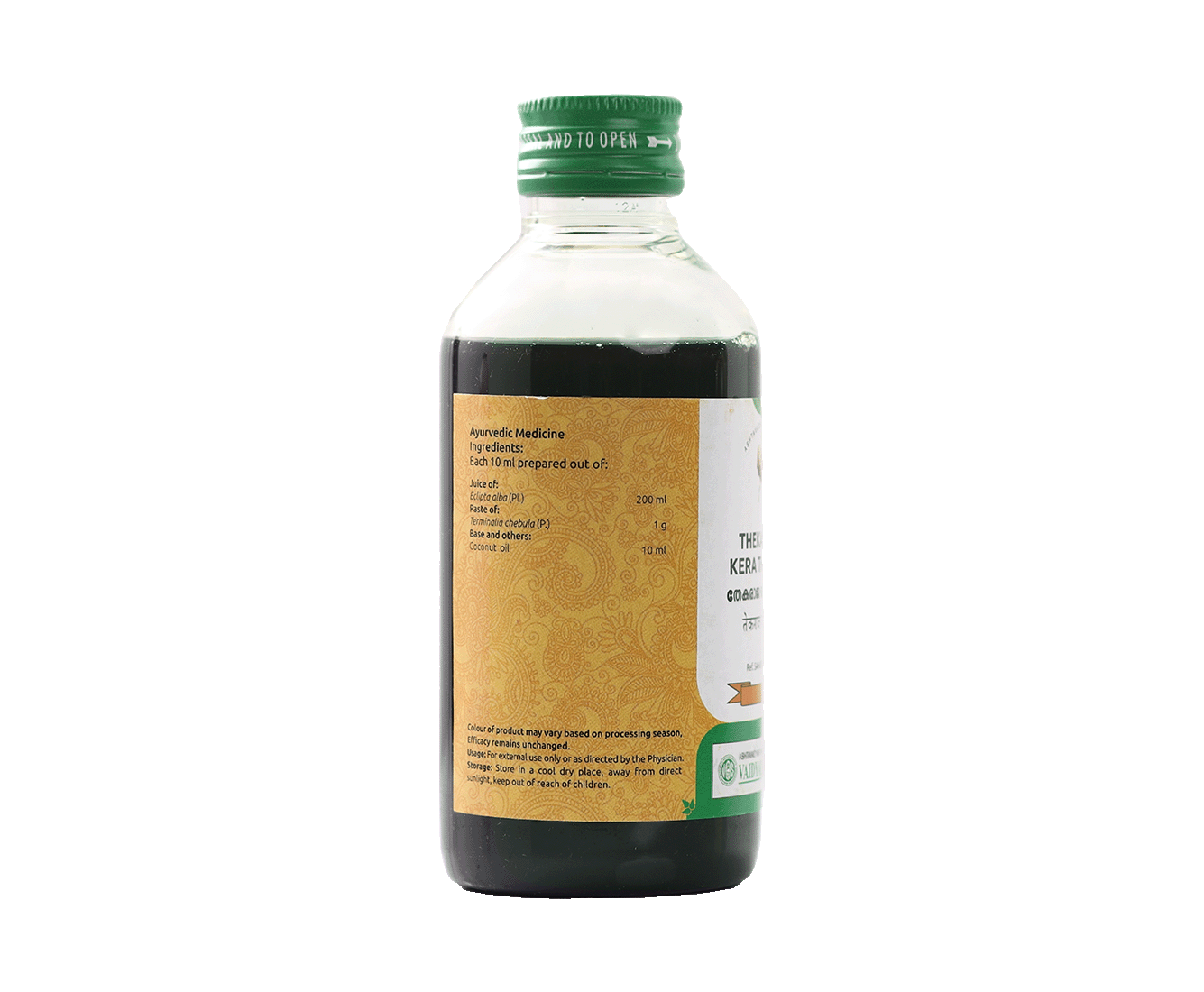 Herbal remedy for bronchitis and cough – Thekaraja Kera Thailam