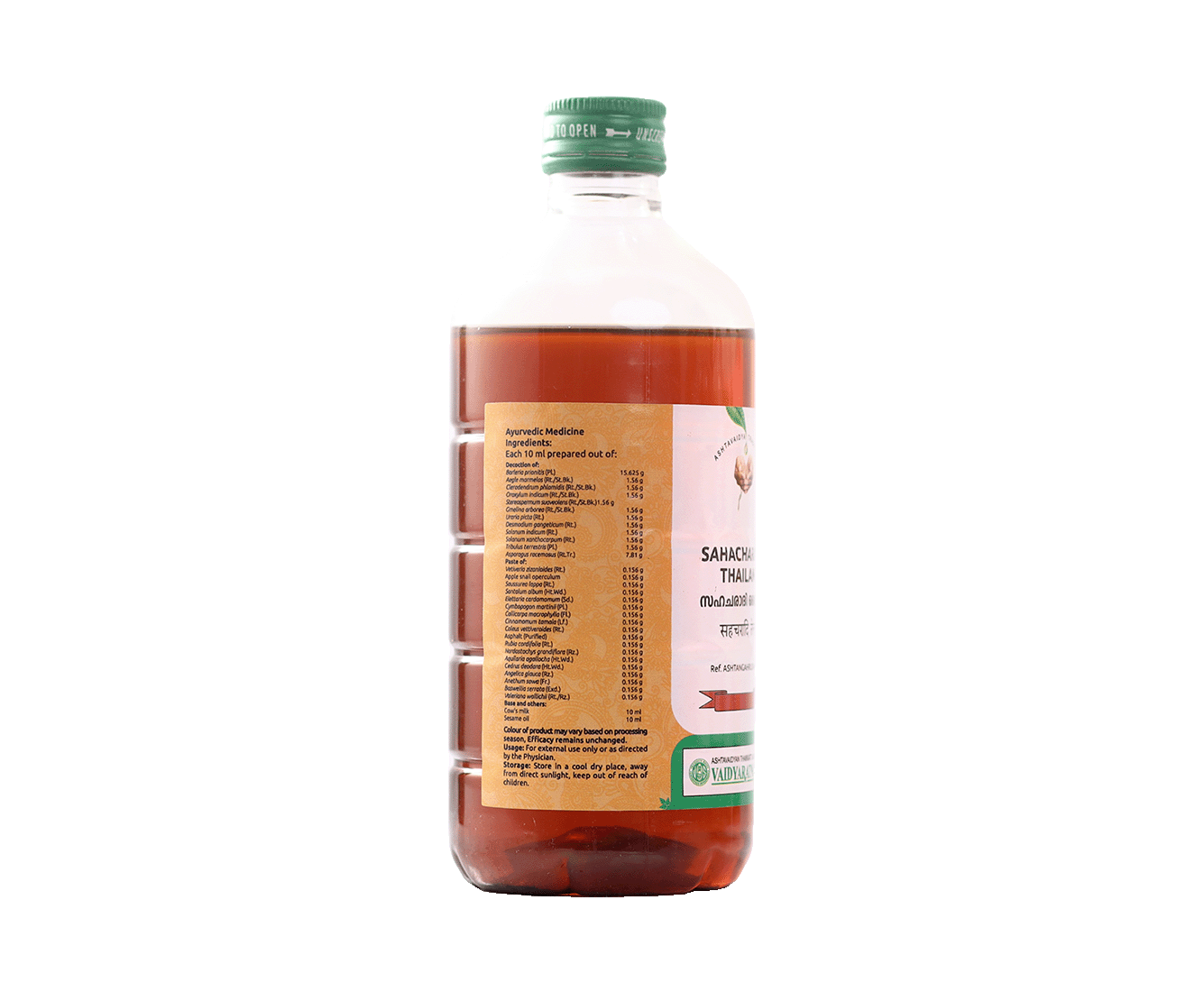 Ayurvedic oil for varicose veins and muscle pain relief