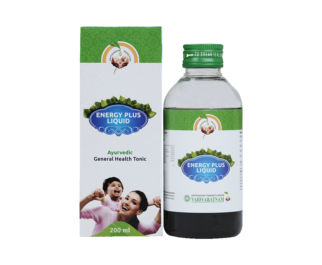 Vaidyaratnam Energy Plus – Ayurvedic medicine for boosting energy and reducing fatigue.