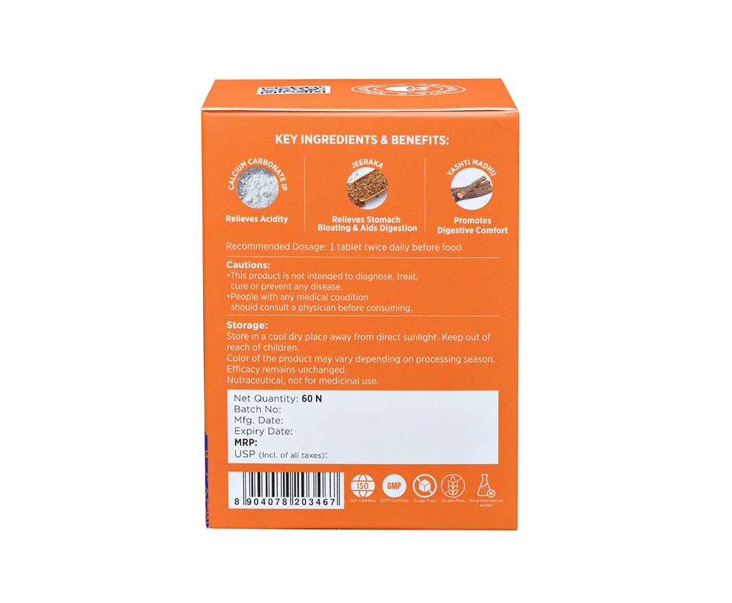 Gasnope Tablet for Heartburn and Acidity Relief