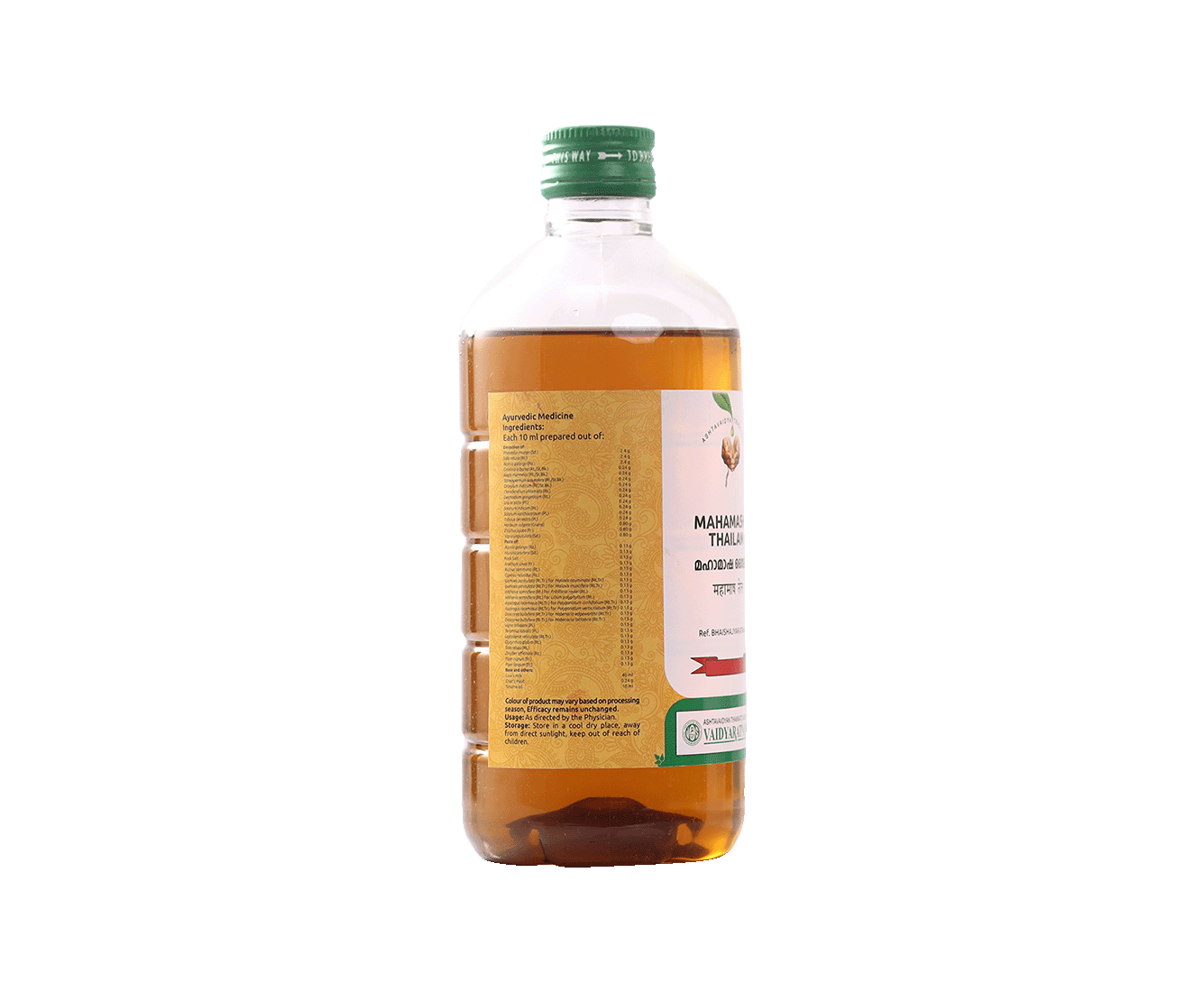 Ayurvedic oil Mahamasha Thailam to help maintain nervous system balance