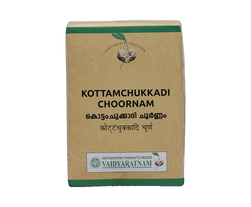 Vaidyaratnam Kottamchukkadi Choornam – Ayurvedic medicine for swelling