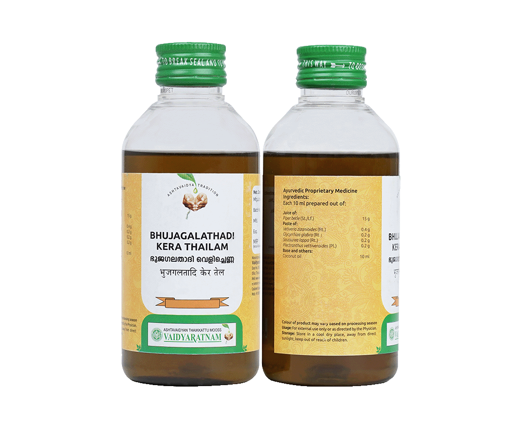 Ayurvedic hair oil for hair fall, itching, and brittle hair